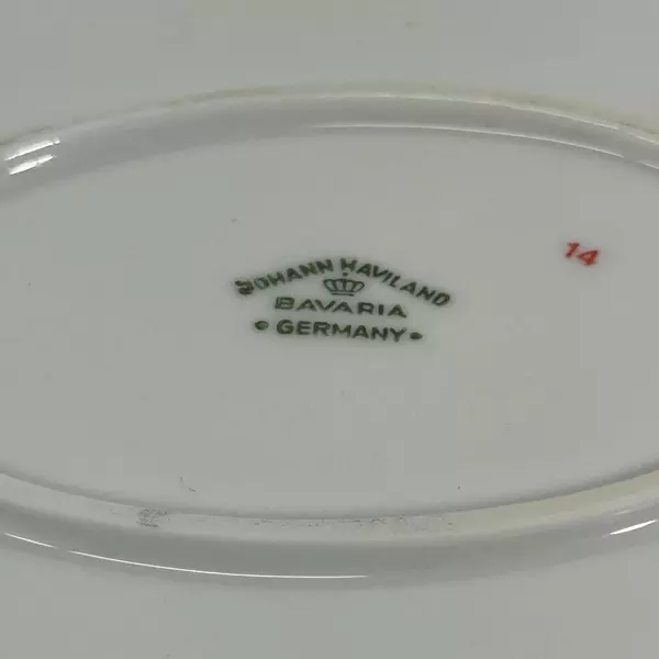 Vintage Johann Haviland Forever Spring Oval Platter 12-3/4 Inch