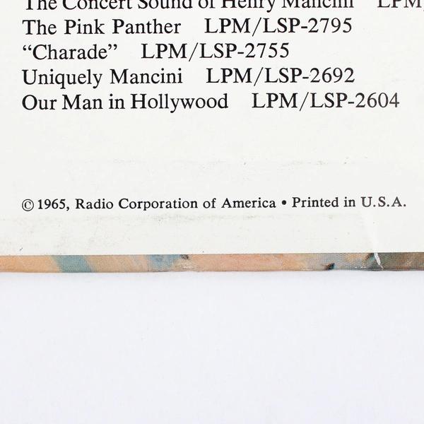 Henry Mancini Dear Heart Vinyl Record Classic Soundtrack 12-Inch LP Pre-Owned