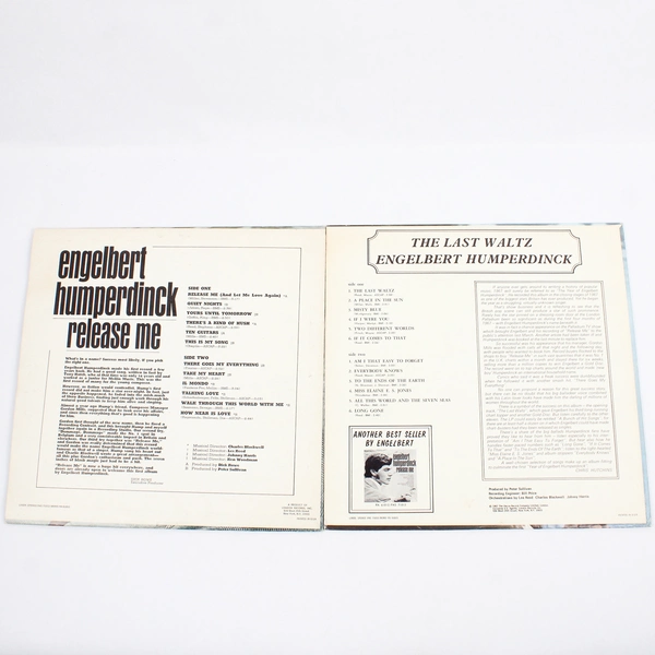 Engelbert Humperdinck Release Me & The Last Waltz Lot of 2 Vinyl Records