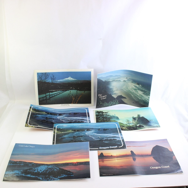 Lot of 7 Oregon and PNW Travel Photography Placemats
