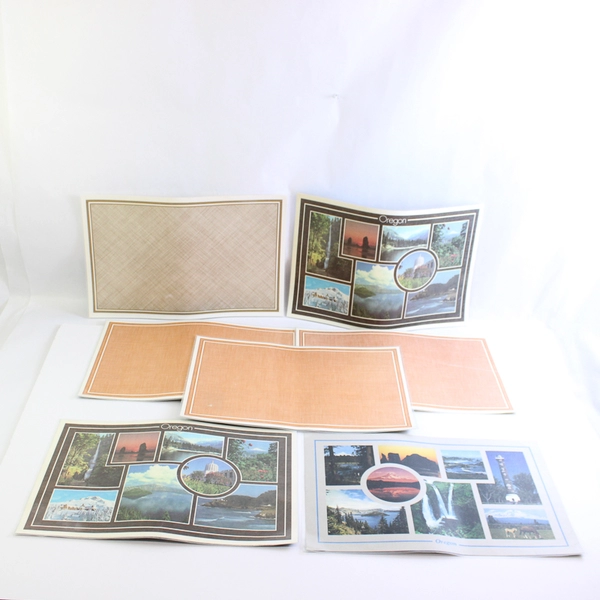 Lot of 7 Oregon and PNW Travel Photography Placemats