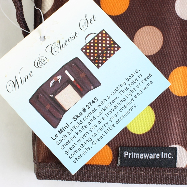 Primeware Inc. Charcuterie Tote Wine & Cheese Set Missing Accessories