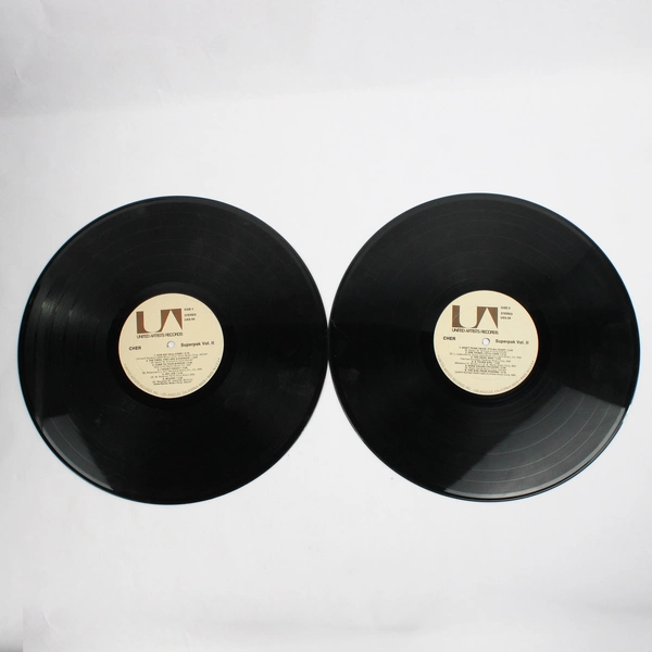 CHER Superpax Vol II 2 LP Vintage 12" Vinyl Record Set Good Condition