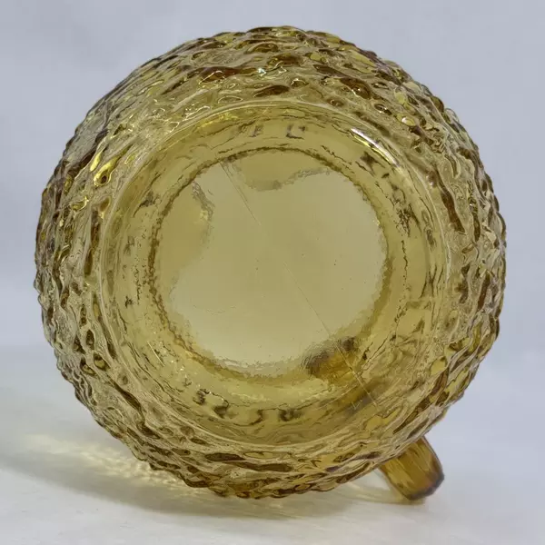 Vintage Anchor Hocking Milano Honey Amber Round Glass Pitcher 96 Ounce