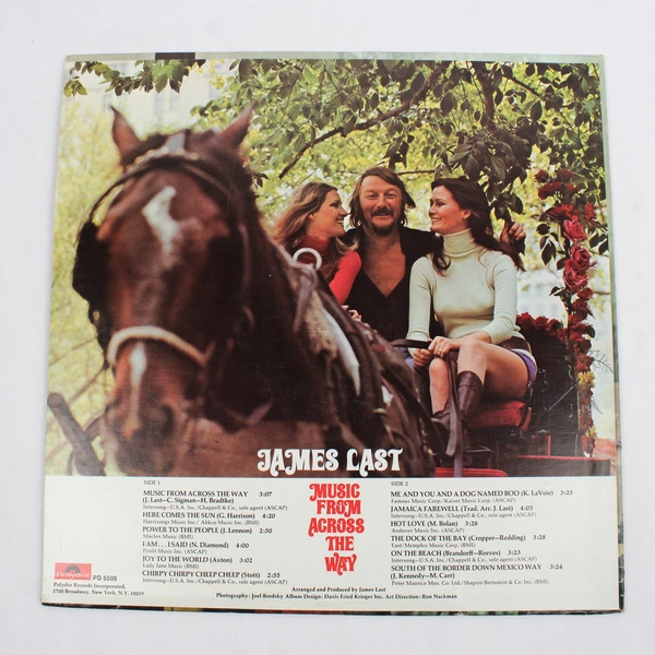 James Last Music From Across The Way Vintage Vinyl Record