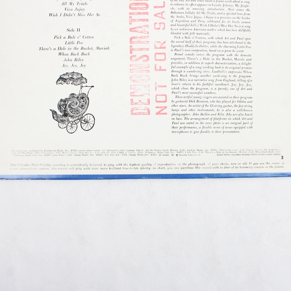 Art and Paul Songs Of Earth And Sky Vintage 12" Vinyl Record