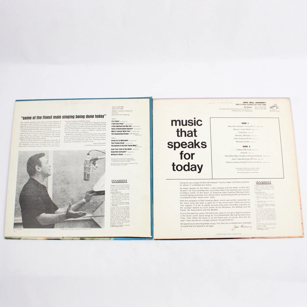 Ed James Who Will Answer & More I Cannot Wish You Lot of 2 Vinyl Records Vintage