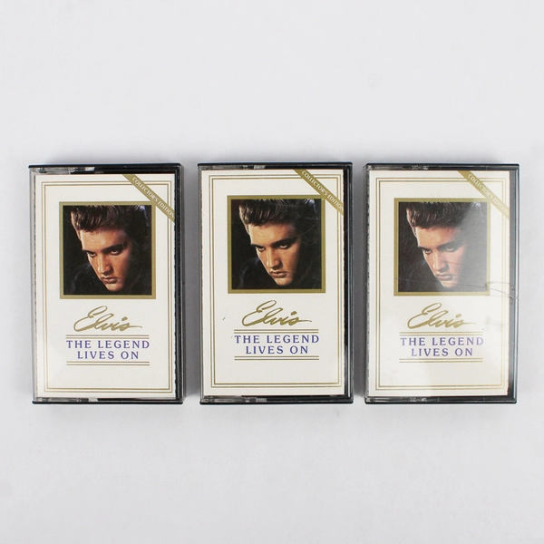 Reader's Digest Elvis The Legend Lives On 3 Tape Set 1986 Collector's Edition