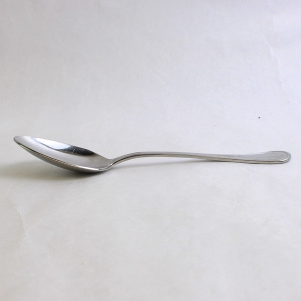 Lot of 4 Cuisinart Mansfield 7 7/8" Place Oval Soup Spoons, 18/10 Stainless