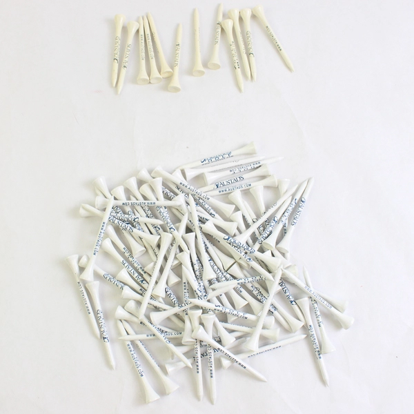 Lot of 82 Austad's White Golf Tees Durable Bulk Golf Accessories