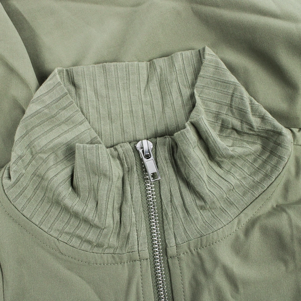 Maurices Sage Green Sleeveless Partial Zip Activewear Dress Women's 0X