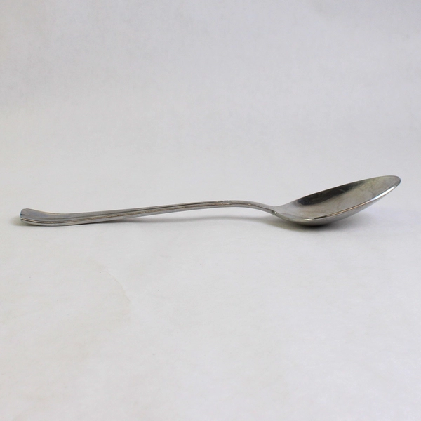 Lot of 4 Cuisinart Geo 7 7/8" Place Oval Soup Spoons, 18/10 Stainless