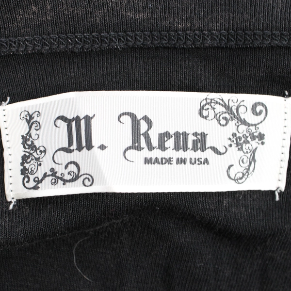 M. Rena Black Long-Sleeved Knit Top Women's Size Large