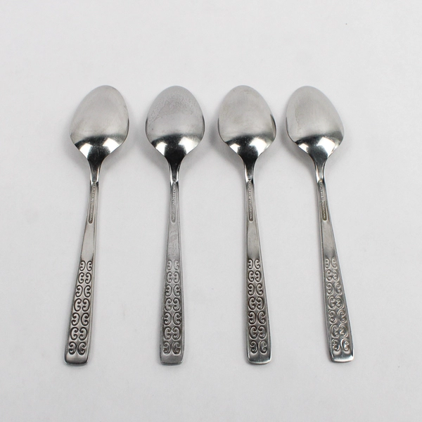 Lot Of 4 International Silver Serenata (Stainless) Flatware Spoons
