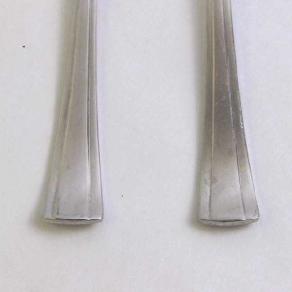 Lot of 2 Cuisinart Geo 8 7/8" Serving Forks 18/10 Stainless Steel
