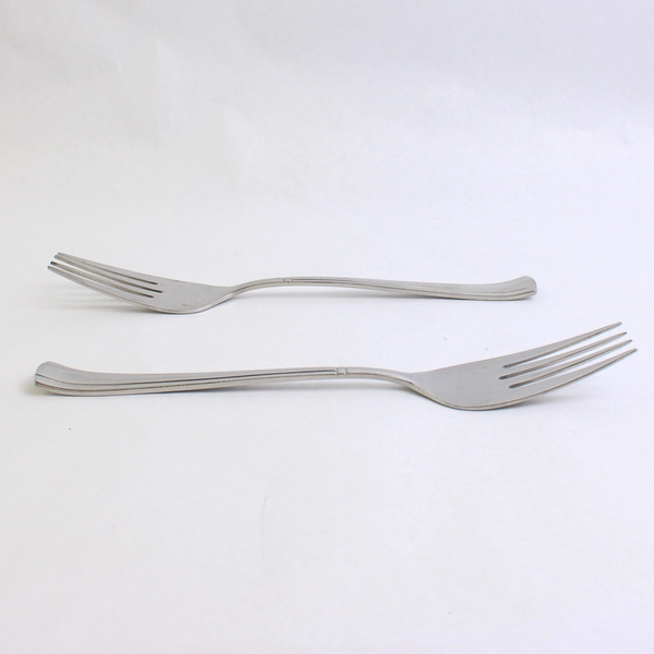 Lot of 2 Cuisinart Geo 8 7/8" Serving Forks 18/10 Stainless Steel