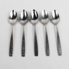 Lot Of 5 International Silver Serenata Stainless Flatware Spoons