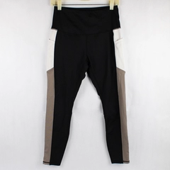 LegEnd Colorblock Mid-Calf Activewear Leggings with Pockets Women's Medium