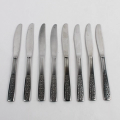 Lot Of 8 International Silver Serenata (Stainless) Flatware Modern Solid Knife
