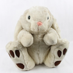 Vintage1988 Chrisha Playful Plush Rabbit White Floppy Ears Easter 15"