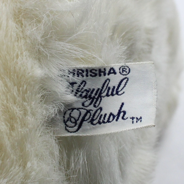 Vintage1988 Chrisha Playful Plush Rabbit White Floppy Ears Easter 15"