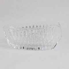 Vintage Princess House Royal Highlights Crystal Spoon Holder Rest 5.25" x 3 1/8"