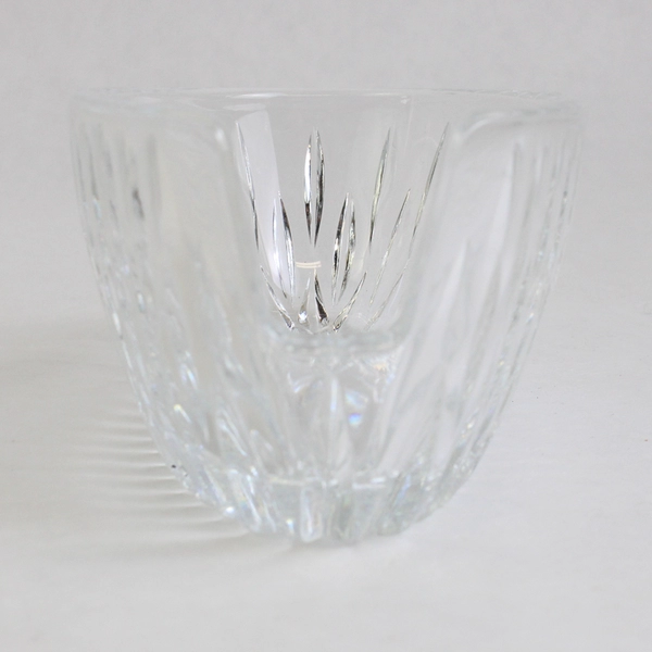 Vintage Princess House Royal Highlights Crystal Spoon Holder Rest 5.25" x 3 1/8"