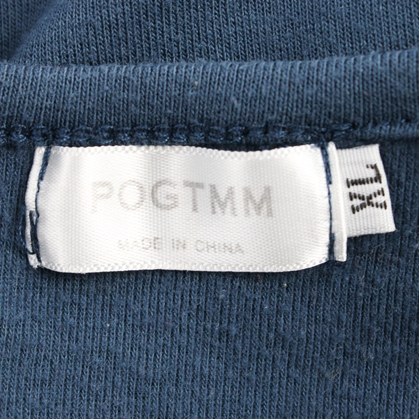 POGTMM Blue Long-Sleeved Shirt Tribal Print Accents Cotton Blend Women's Size XL