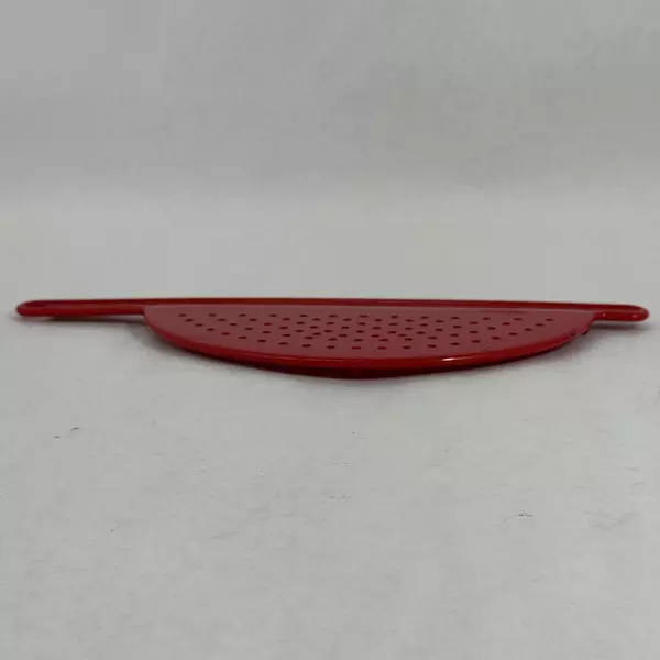 Trudeau Red Plastic Pot Drainer For Pasta Vegetables