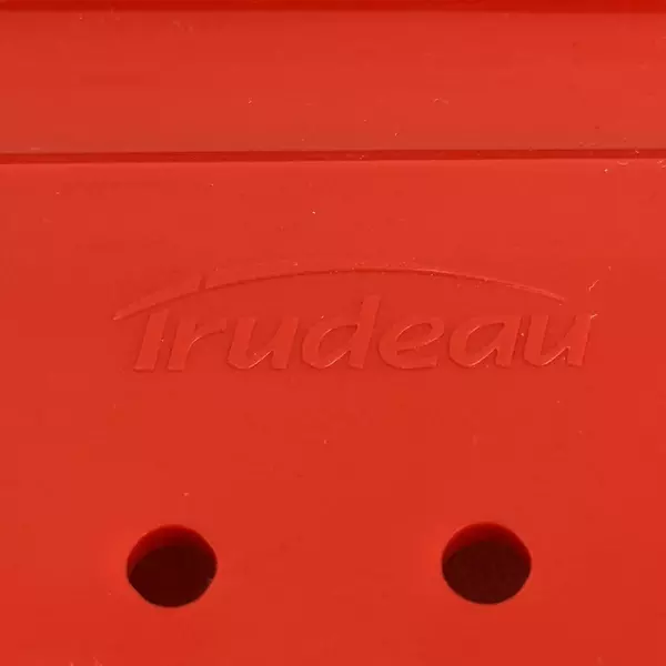 Trudeau Red Plastic Pot Drainer For Pasta Vegetables