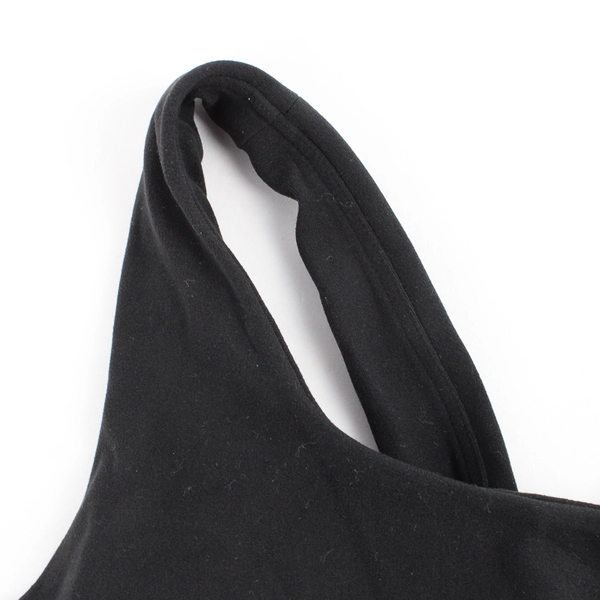 Athleta Black Crossover Back Sports Bra Women's Size Large