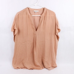 Maison d'Amelie Peach Tunic-Style Top Women's XL