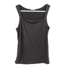 Edgely Black Activewear Square Neck Tank Top Women's Size Large