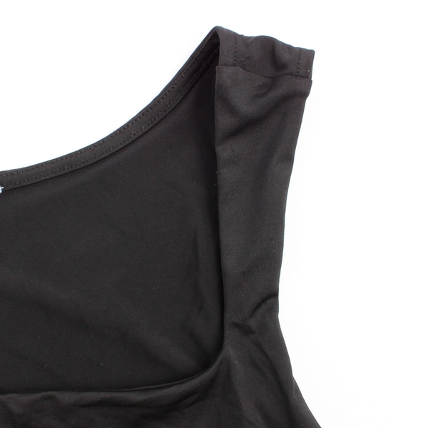 Edgely Black Activewear Square Neck Tank Top Women's Size Large