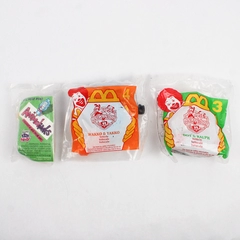 Lot Of 3 Animaniacs McDonald's & Arby's Kids Meal Toys Unopened 1994-5