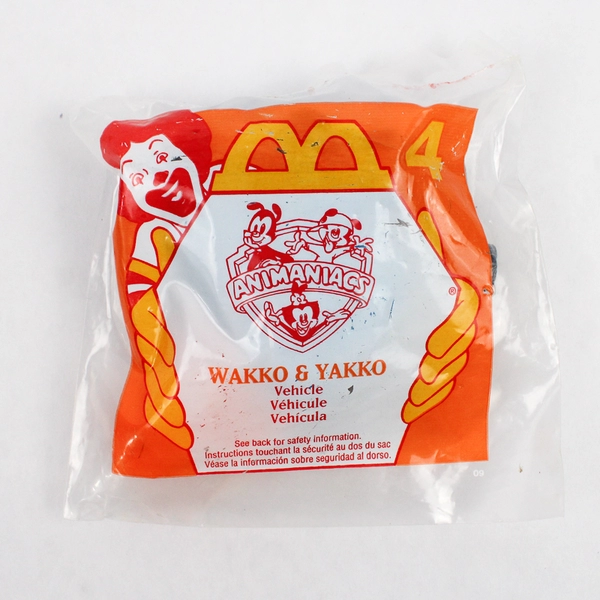 Lot Of 3 Animaniacs McDonald's & Arby's Kids Meal Toys Unopened 1994-5