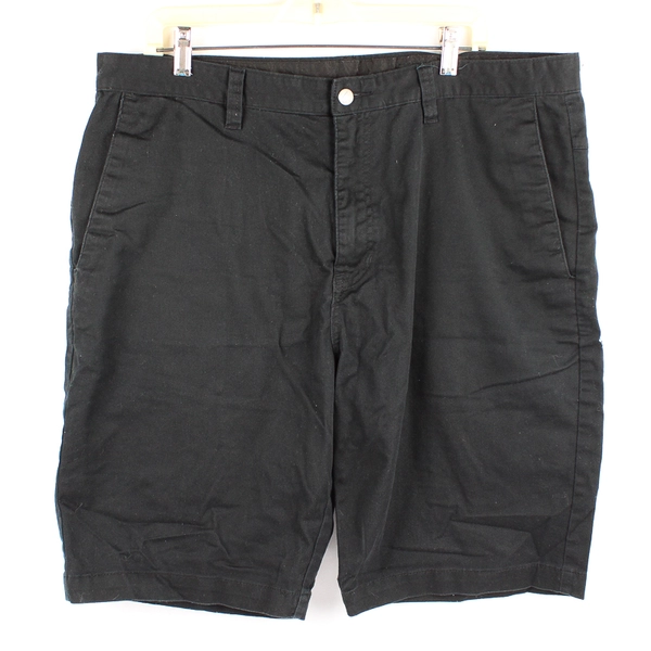 Volcom Black Flat-Front Bermuda Shorts Men's Size 38