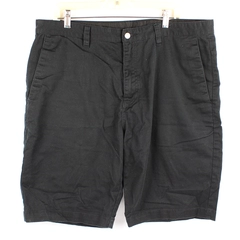 Volcom Black Flat-Front Bermuda Shorts Men's Size 38