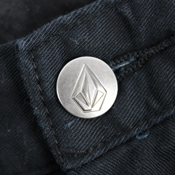 Volcom Black Flat-Front Bermuda Shorts Men's Size 38