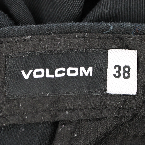 Volcom Black Flat-Front Bermuda Shorts Men's Size 38