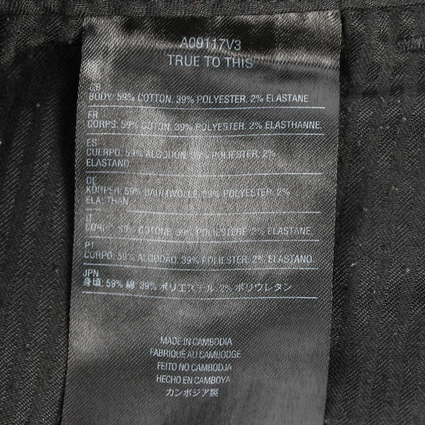 Volcom Black Flat-Front Bermuda Shorts Men's Size 38