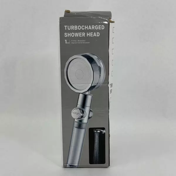 The Ultimate Water Saving Shower Head Turbocharged Stainless Steel