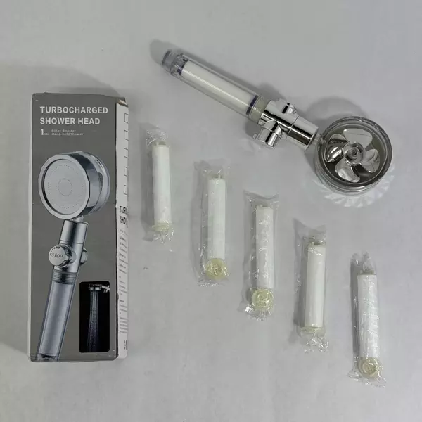 The Ultimate Water Saving Shower Head Turbocharged Stainless Steel