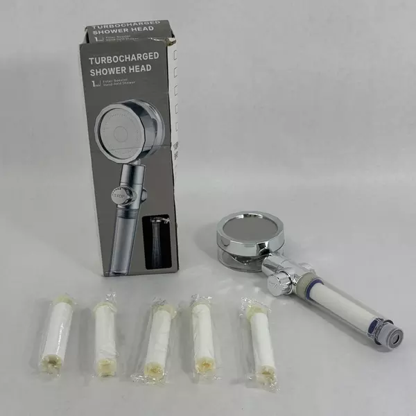 The Ultimate Water Saving Shower Head Turbocharged Stainless Steel