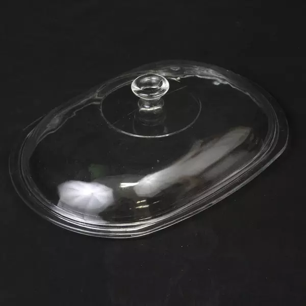 Pyrex 23 Oblong Glass Lid 8.5" x 11'' DC 1-1/2 C Clear For 1.5 Qt Casserole