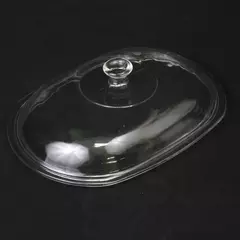 Pyrex 23 Oblong Glass Lid 8.5" x 11'' DC 1-1/2 C Clear For 1.5 Qt Casserole