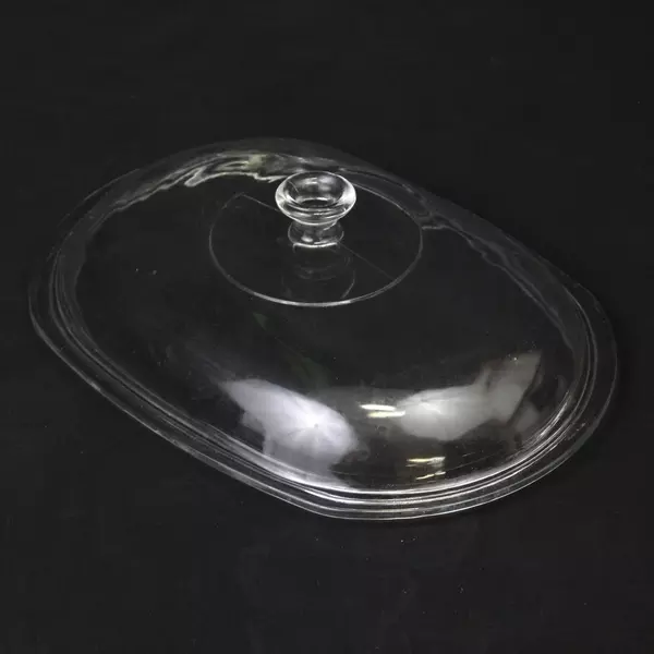Pyrex 23 Oblong Glass Lid 8.5" x 11'' DC 1-1/2 C Clear For 1.5 Qt Casserole