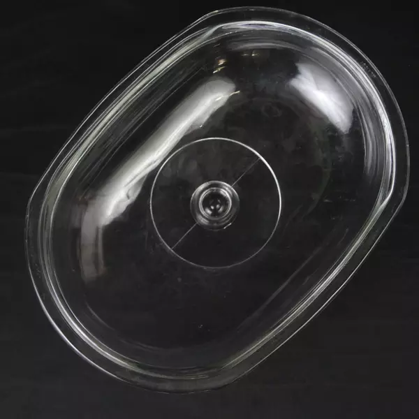 Pyrex 23 Oblong Glass Lid 8.5" x 11'' DC 1-1/2 C Clear For 1.5 Qt Casserole