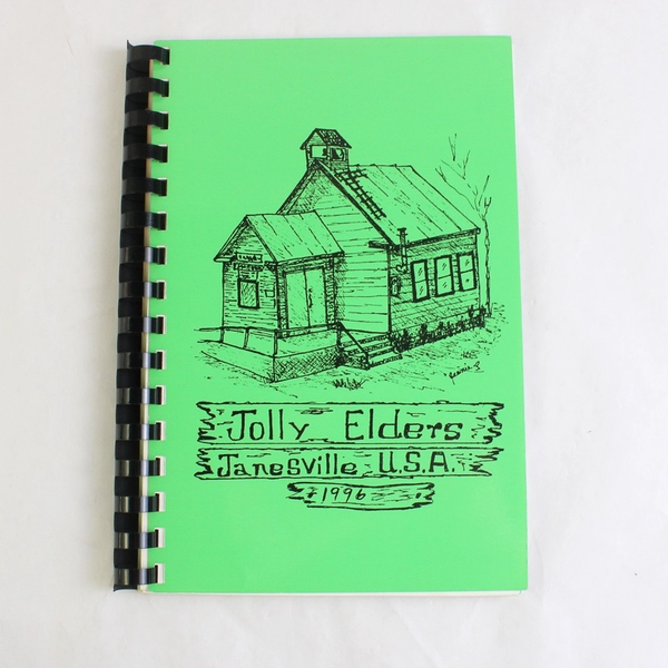 1996 Jolly Elders Janesville USA Spiral Bound Softcover Cookbook