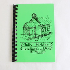 1996 Jolly Elders Janesville USA Spiral Bound Softcover Cookbook